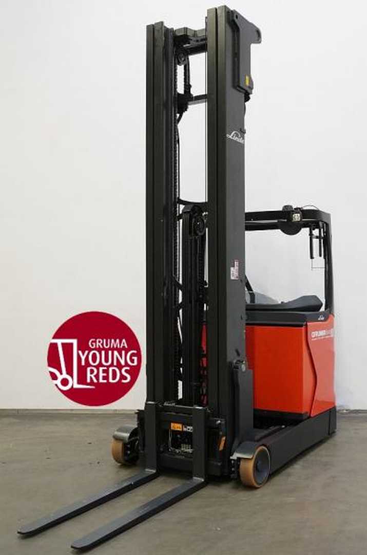 Used Forklift Truck LINDE R 16 HD 1120 ELEKTRO SCHUBMASTSTAPLER (13015563)
