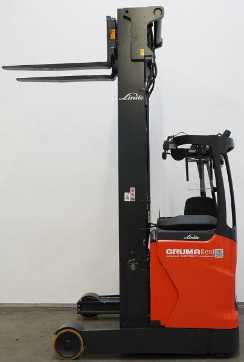 Used Forklift Truck LINDE R 16 HD 1120 ELEKTRO SCHUBMASTSTAPLER (13015563)