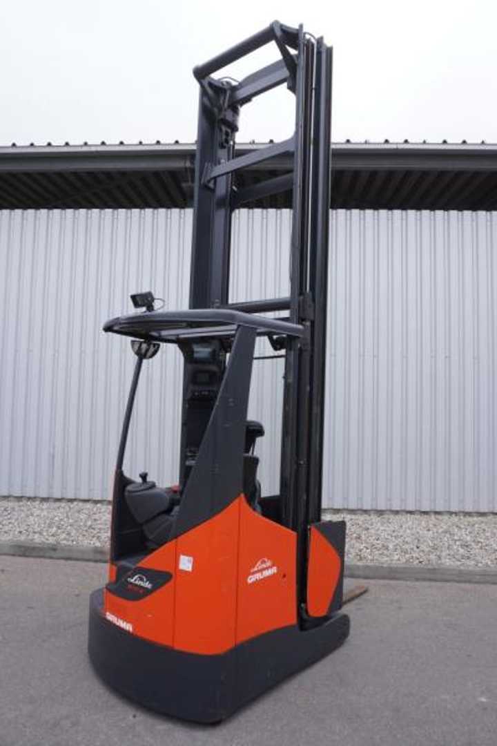 Used Forklift Truck LINDE R 17 X 116-03 ELEKTRO SCHUBMASTSTAPLER (13036684)