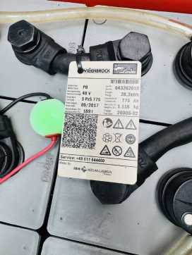 Used Forklift Truck LINDE R 20 -01Triplex ELEKTRO SCHUBMASTSTAPLER (13071968)