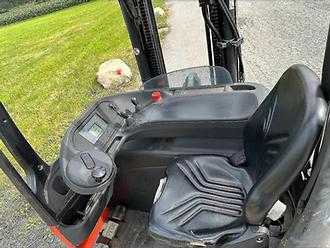 Used Forklift Truck LINDE R12B-01 - 446DZ ELEKTRO SCHUBMASTSTAPLER (13058358)