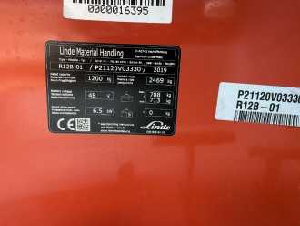 Used Forklift Truck LINDE R12B ELEKTRO SCHUBMASTSTAPLER (13061600)