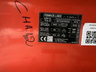 Used Forklift Truck LINDE R14-01 ELEKTRO SCHUBMASTSTAPLER (13019303)