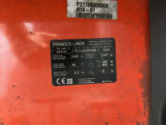 Used Forklift Truck LINDE R14-01 ELEKTRO SCHUBMASTSTAPLER (13050143)