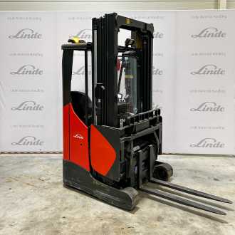 Used Forklift Truck LINDE R14 X ELEKTRO SCHUBMASTSTAPLER (12961752)