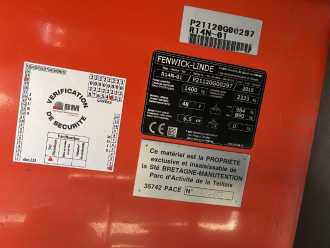 Used Forklift Truck LINDE R14SN-01 ELEKTRO SCHUBMASTSTAPLER (13071268)