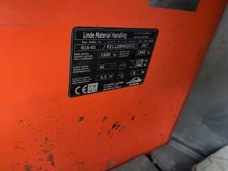 Used Forklift Truck LINDE R16-01 ELEKTRO SCHUBMASTSTAPLER (13051797)