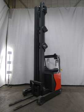 Used Forklift Truck LINDE R16HD-01 ELEKTRO SCHUBMASTSTAPLER (13036594) backdrop