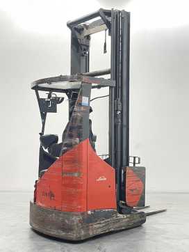 Used Forklift Truck LINDE R17X-03-116 ELEKTRO SCHUBMASTSTAPLER (13063479) backdrop