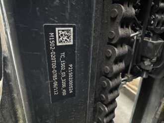 Used Forklift Truck LINDE R20 -01Triplex Klammergabel ELEKTRO SCHUBMASTSTAPLER (13071967)