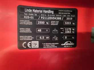 Used Forklift Truck LINDE R25-01/1120 ELEKTRO SCHUBMASTSTAPLER (13071705)