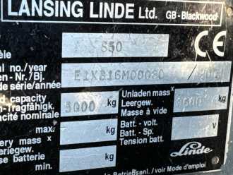 Used Forklift Truck LINDE S50 // Diesel // DIESEL SEITENSTAPLER (13022607)