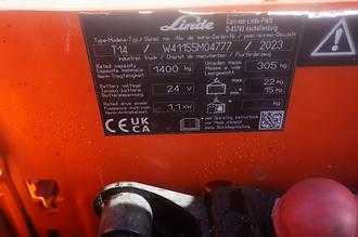 Used Forklift Truck LINDE T 14 - Baujahr 2023 ELEKTRO NIEDERHUBWAGENDEICHSEL (13070647)