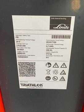 Used Forklift Truck LINDE T16 ELEKTRO HOCHHUBWAGENDEICHSEL (12806762)