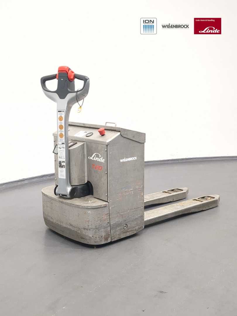 Used Forklift Truck LINDE T20-1152-02 ELEKTRO NIEDERHUBWAGENDEICHSEL (13073379)