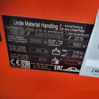Used Forklift Truck LINDE T20 AP Bilancia ELEKTRO NIEDERHUBWAGENDEICHSEL (13059594)