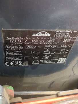 Used Forklift Truck LINDE T20SP-131-08 ELEKTRO NIEDERHUBWAGENFAHRERSTAND (13034761)