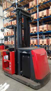 Used Forklift Truck LINDE V12-02 ELEKTRO HOCHHUBKOMMISSIONIERER (13055637) backdrop
