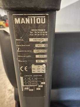 Used Forklift Truck MANITOU A14 ELEKTRO HOCHHUBWAGENDEICHSEL (13067003)