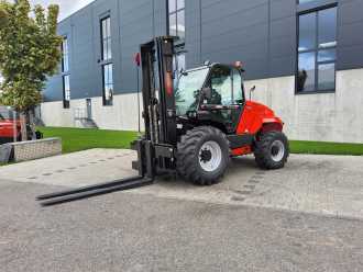 Used Forklift Truck MANITOU M 50-4 D DIESEL GELAENDESTAPLER (13073228) backdrop
