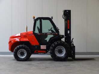 Used Forklift Truck MANITOU M50-4D - TRIPLEX- 4x4 DIESEL GELAENDESTAPLER (12919147)