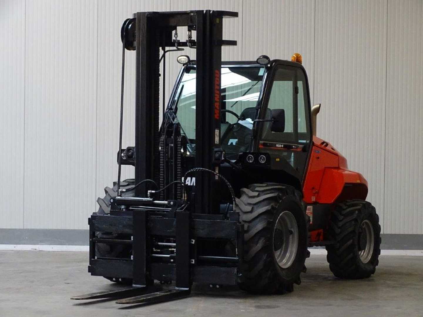 Used Forklift Truck MANITOU M50-4D - TRIPLEX- 4x4 DIESEL GELAENDESTAPLER (12919147)