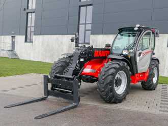 Used Forklift Truck MANITOU MLT 733 DIESEL TELESKOPARMSTAPLER (12815086)