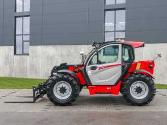 Used Forklift Truck MANITOU MLT 733 DIESEL TELESKOPARMSTAPLER (12815086)