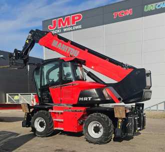 Used Forklift Truck MANITOU MRT 1845 VISION 360 115D ST5 S1 WEITERE TELESKOPARMSTAPLER (13010134)