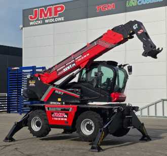 Used Forklift Truck MANITOU MRT 1845 VISION 360 115D ST5 S1 WEITERE TELESKOPARMSTAPLER (13066150)