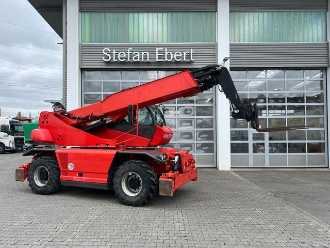 Used Forklift Truck MANITOU MRT 2150 + / nur 2.463h! / Funk / Gabel DIESEL TELESKOPARMSTAPLER (13047117) backdrop