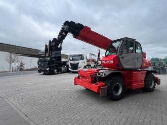 Used Forklift Truck MANITOU MRT 2150 + / nur 2.463h! / Funk / Gabel DIESEL TELESKOPARMSTAPLER (13047117)