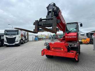 Used Forklift Truck MANITOU MRT 2150 + / nur 2.463h! / Funk / Gabel DIESEL TELESKOPARMSTAPLER (13047117)