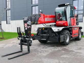Used Forklift Truck MANITOU MRT 2660 vision DIESEL TELESKOPARMSTAPLER (12947593) backdrop