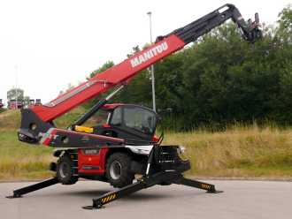 Used Forklift Truck MANITOU MRT 3060 DIESEL TELESKOPARMSTAPLER (12947695)