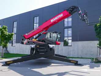 Used Forklift Truck MANITOU MRT 3570 vision ES DIESEL TELESKOPARMSTAPLER (12848119)