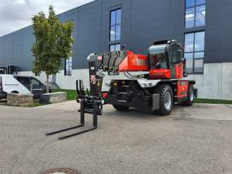 Used Forklift Truck MANITOU MRT 3570 vision ES DIESEL TELESKOPARMSTAPLER (13072143) backdrop