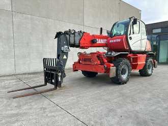 Used Forklift Truck MANITOU MRT2150 DIESEL TELESKOPARMSTAPLER (13041749) backdrop