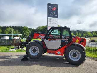 Used Forklift Truck MANITOU MT 1033 Easy 75D ST5 S1 DIESEL TELESKOPARMSTAPLER (13058092) backdrop