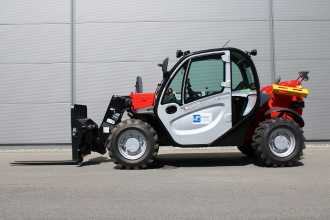 Used Forklift Truck MANITOU MT 625 H Comfort ST3B DIESEL TELESKOPARMSTAPLER (13041410) backdrop