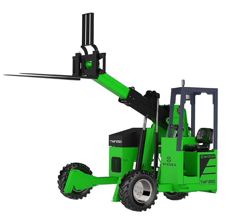 Used Forklift Truck MAZAKA TMF25D Truck Mounted Forklift DIESEL VIERWEGEMITNAHMESTAPLER (13022790)