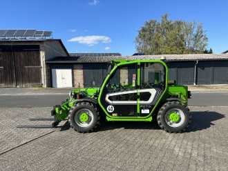 Used Forklift Truck MERLO Merlo P27.6 Plus DIESEL TELESKOPARMSTAPLER (12821947) backdrop