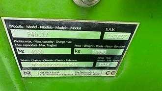 Used Forklift Truck MERLO P 40.17 DIESEL TELESKOPARMSTAPLER (13075117)