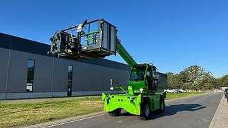 Used Forklift Truck MERLO Roto 40.16 - 2019er - Viel Zubehör DIESEL TELESKOPARMSTAPLER (13074350)
