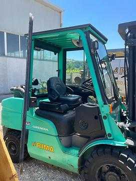 Used Forklift Truck MITSUBISHI FD35N DIESEL VIERRADFRONTSTAPLER (13053048)
