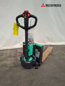Used Forklift Truck MITSUBISHI PBP 15 QBL ELEKTRO HOCHHUBWAGENDEICHSEL (13067417) backdrop