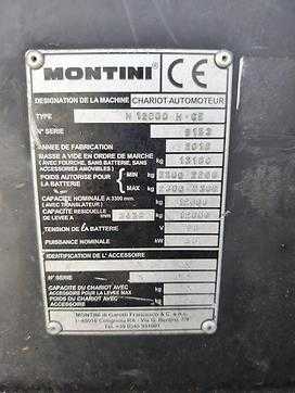 Used Forklift Truck MONTINI N12000HCE ELEKTRO VIERRADFRONTSTAPLER (13010016)