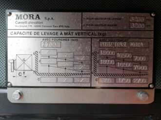 Used Forklift Truck MORA M180C GAS VIERRADFRONTSTAPLER (12905398)