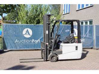 Used Forklift Truck NISSAN G1N1L18Q ELEKTRO VIERRADFRONTSTAPLER (13062937) backdrop