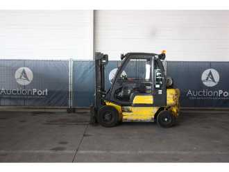 Used Forklift Truck NISSAN U1D2A25LQ GAS VIERRADFRONTSTAPLER (13039013)